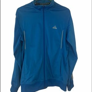 Adidas Blue Striped Arm Track Jacket
